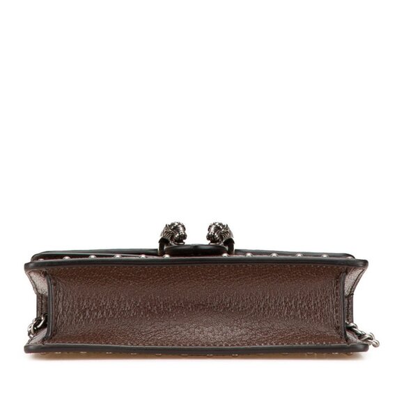 GUCCI Brown Leather Shoulder Bag - Picture 3 of 9